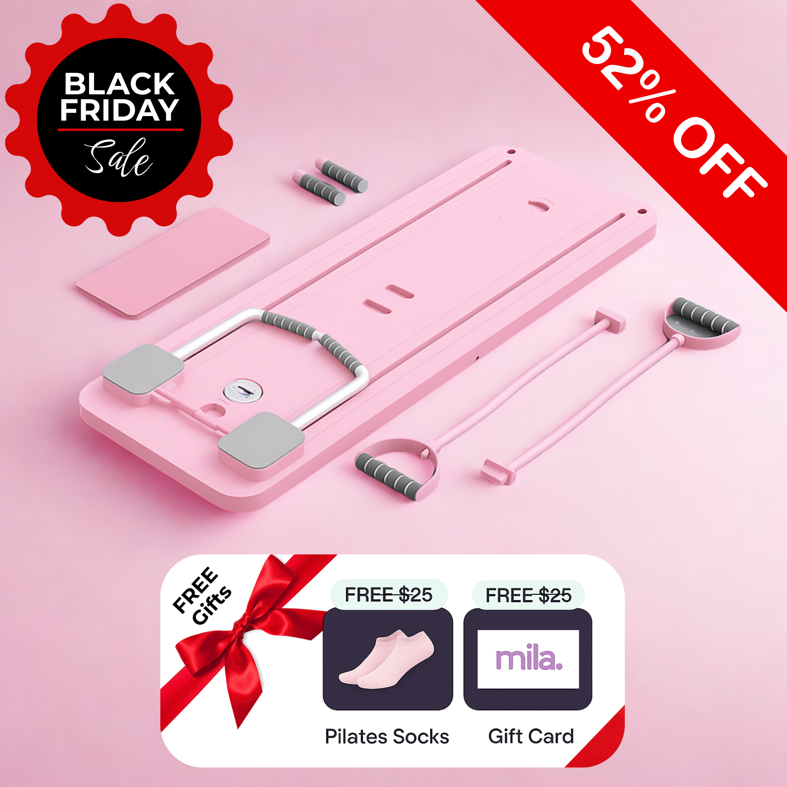 Portable Pilates Board 2.0