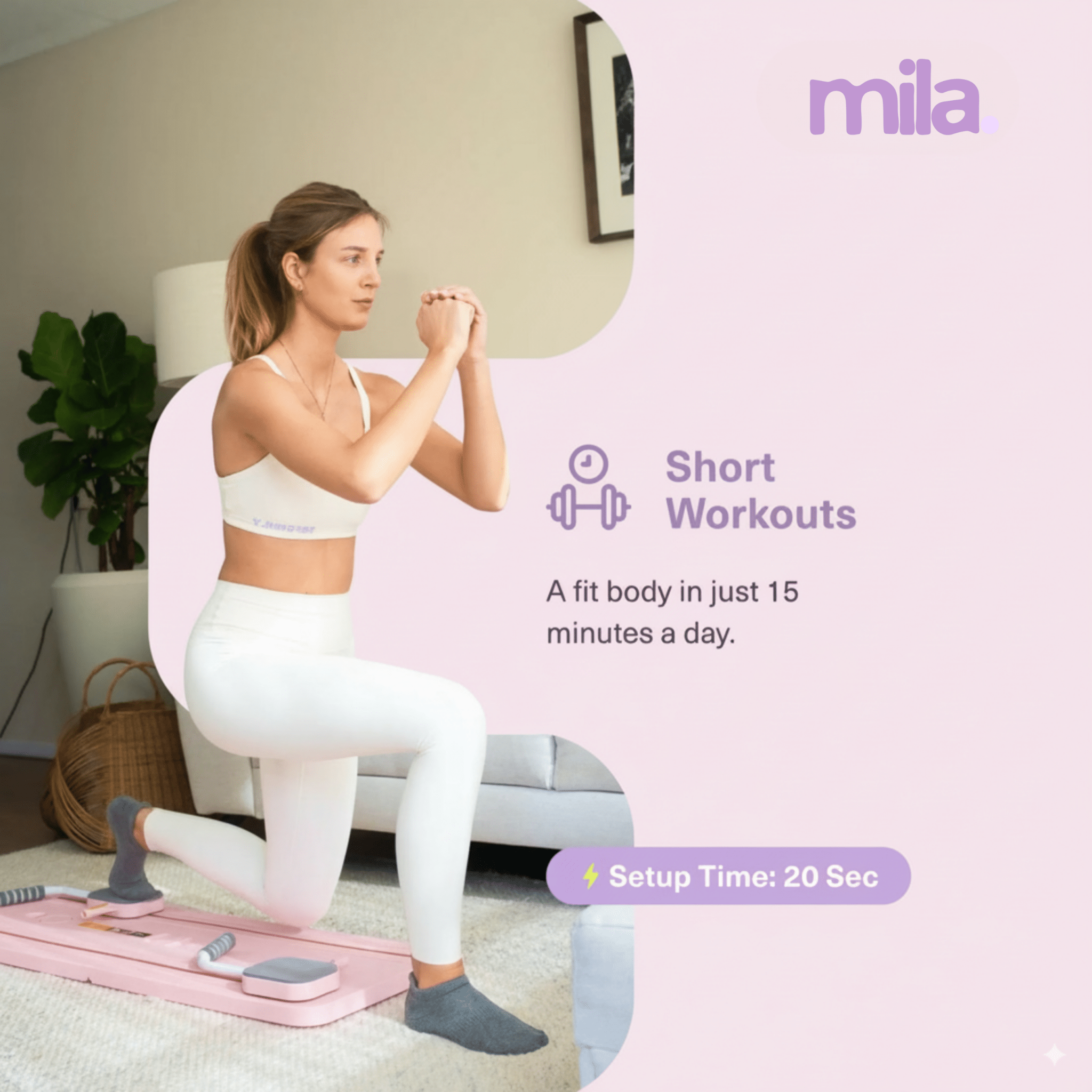 Portable Pilates Board 2.0 - Mila Pilates